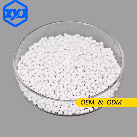 Remplissage en plastique Nano CaCO3 Matériau composé transparent Masterbatch pour produits de moulage par soufflage et moulage par injection