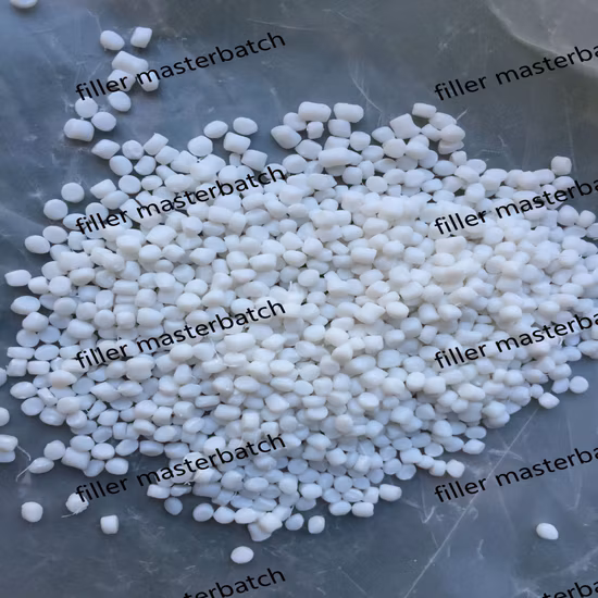 Prix ​​d'usine vente chaude de haute qualité Nano carbonate de calcium mélange maître de remplissage Transparent pour sacs transparents