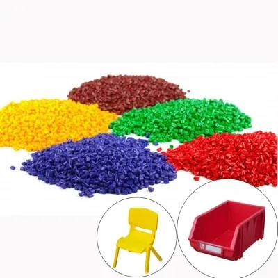 Matière première en plastique PP/PE/ABS/PVC de haute qualité, mélange maître vert